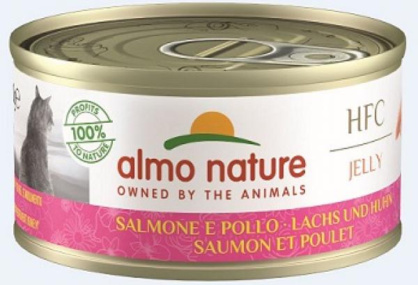 ARDEBO.de Almo Nature HFC Jelly Lachs & Huhn 70g