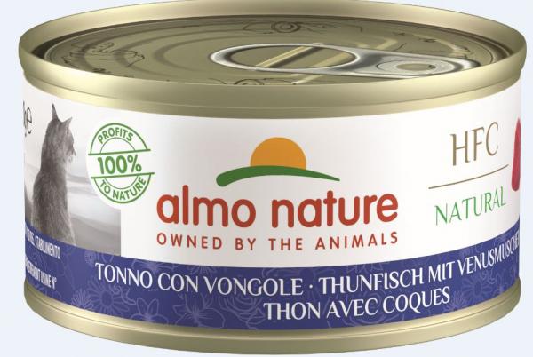 ARDEBO.de Almo Nature HFC Natural Thunfisch mit Venusmuscheln 70g