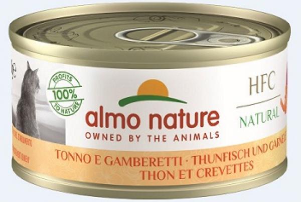 ARDEBO.de Almo Nature HFC Natural Thunfisch & Garnelen 70g