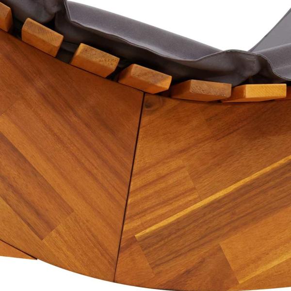 ARDEBO.de - Sonnenliege 2er Set Dunkelgrau