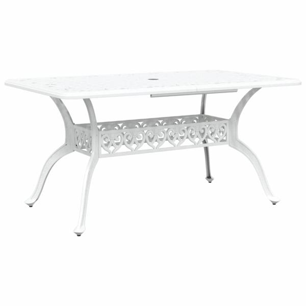 Set aus 3 Weiß Gussaluminium Groß Dekorative Intarsien