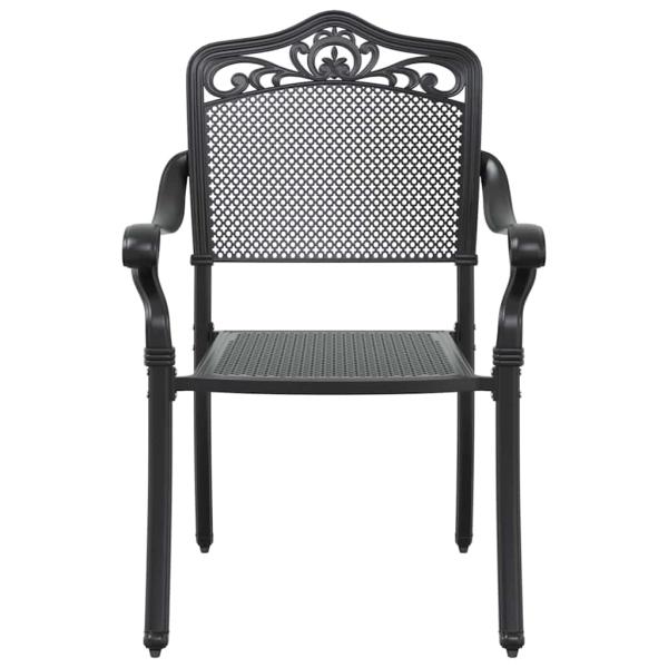 ARDEBO.de - Set aus 3 Schwarz Gussaluminium 4-Personen Langlebig