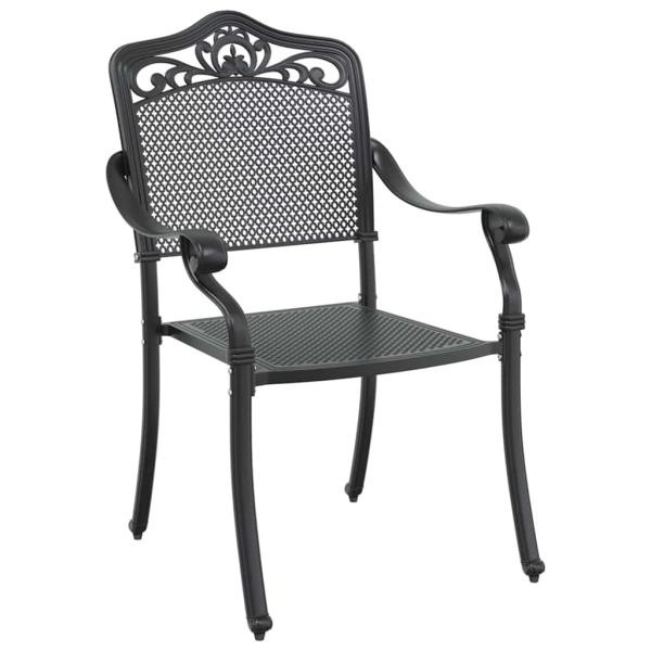 Set aus 4 Schwarz Gussaluminium 150x90x72 cm