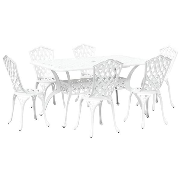 Set aus 4 Weiß Gusseisen 150 cm x 90 cm x 72 cm