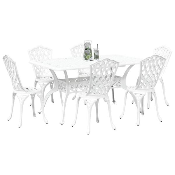 Set aus 4 Weiß Gusseisen 150 cm x 90 cm x 72 cm