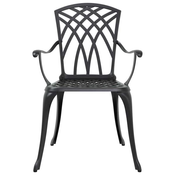 Set aus 3 Schwarz Gussaluminium 150x90x72 cm Langlebig