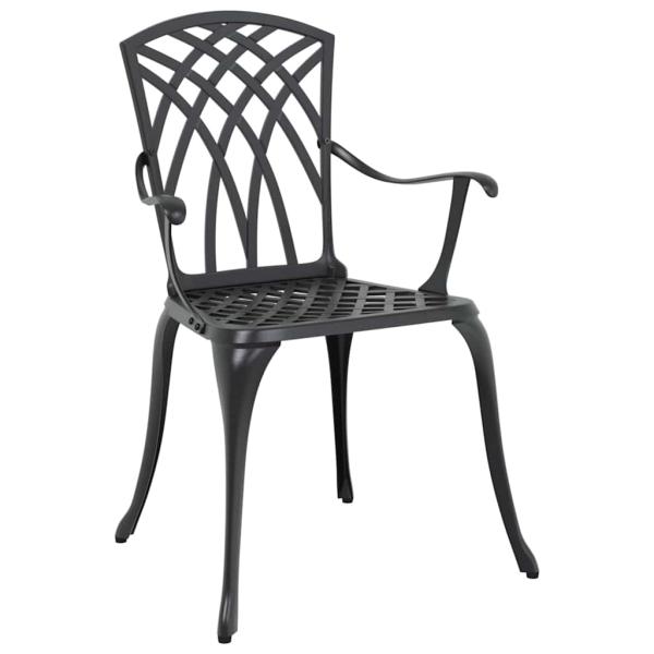Set aus 3 Schwarz Gussaluminium 150x90x72 cm Langlebig