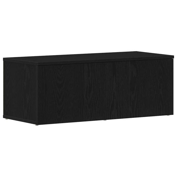 TV-Schrank aus schwarzer Eiche, 80x34x30 cm, aus Holzwerkstoff