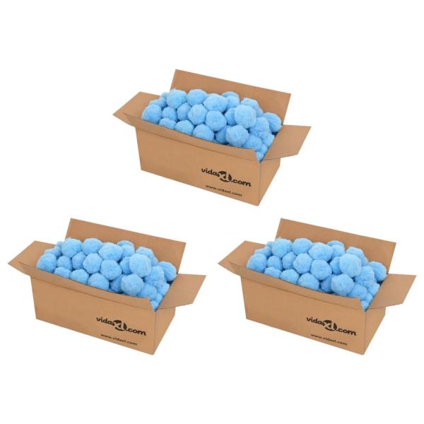 ARDEBO.de - Pool-Filterbälle Antibakteriell Blau 2100 g Polyethylen