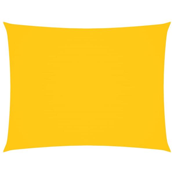 Sonnensegel Oxford-Gewebe Rechteckig 6x8 m Gelb
