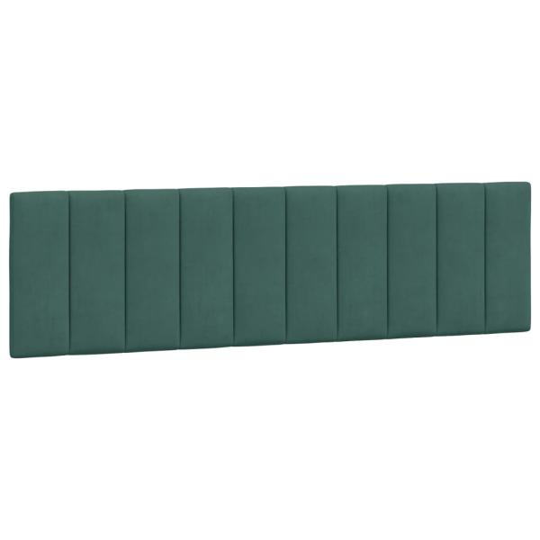 Bettgestell ohne Matratze Dunkelgrün 180x200 cm Samt