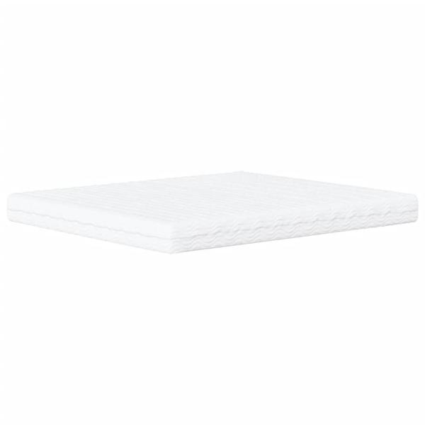 Bett mit Matratze Blau 160x200 cm Samt