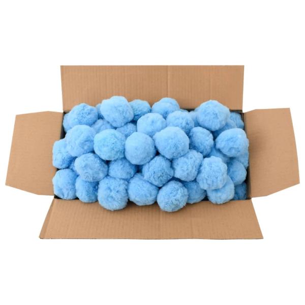 Pool-Filterbälle Antibakteriell Blau 1400 g Polyethylen