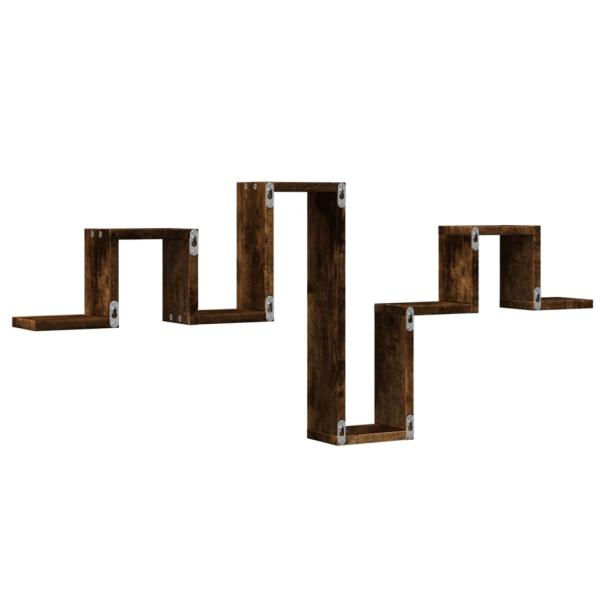 Wandregal Räuchereiche 104,5x10x43 cm Holzwerkstoff