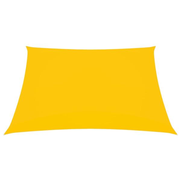 Sonnensegel Oxford-Gewebe Rechteckig 3,5x4,5 m Gelb