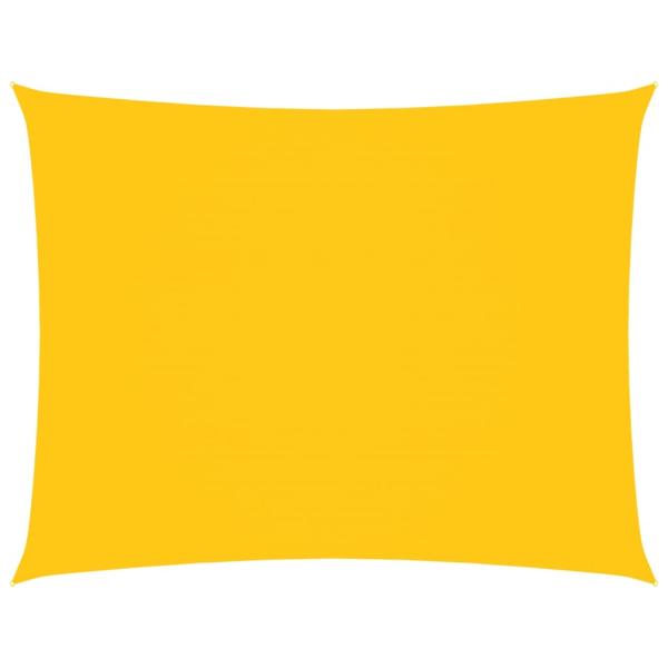 Sonnensegel Oxford-Gewebe Rechteckig 3,5x4,5 m Gelb