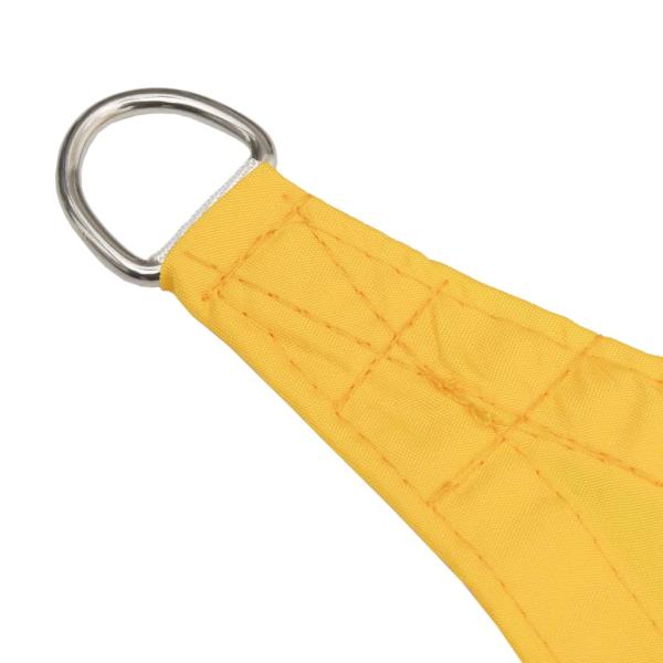 Sonnensegel Oxford-Gewebe Rechteckig 3,5x4,5 m Gelb