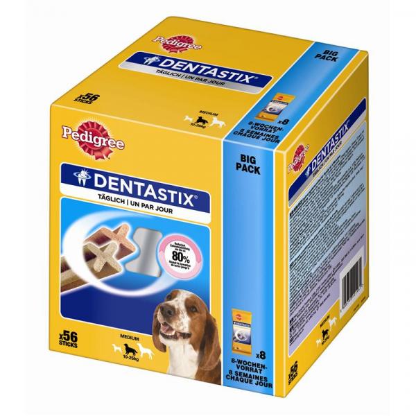 ARDEBO.de Pedigree Denta Stix Multipack mittelgroße Hunde 56er