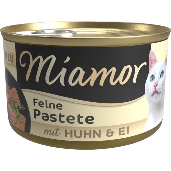 ARDEBO.de Miamor Dose Feine Pastete mit Ei & Huhn 85g