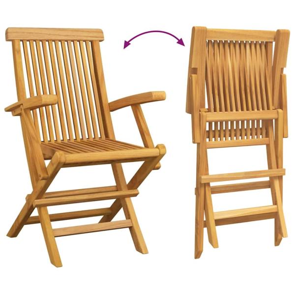 7-teiliges Garten-Dining-Set aus massivem Teakholz