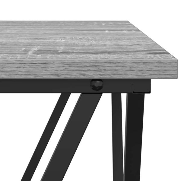 Grauer Sonoma Holz, Metall Mittel Modern Couchtisch
