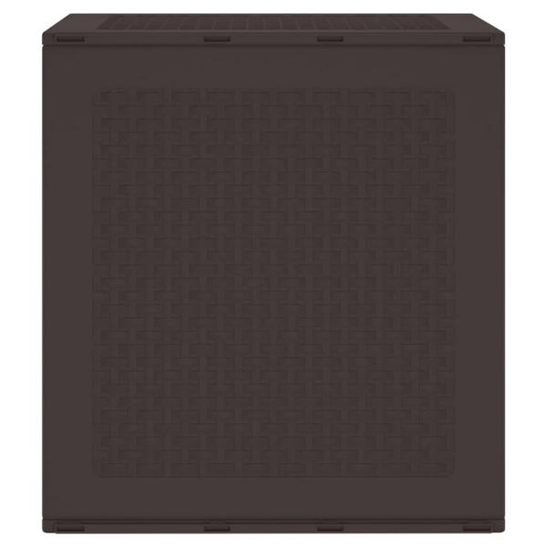 Gartenlagerbox Braun 55x53x57 cm PP