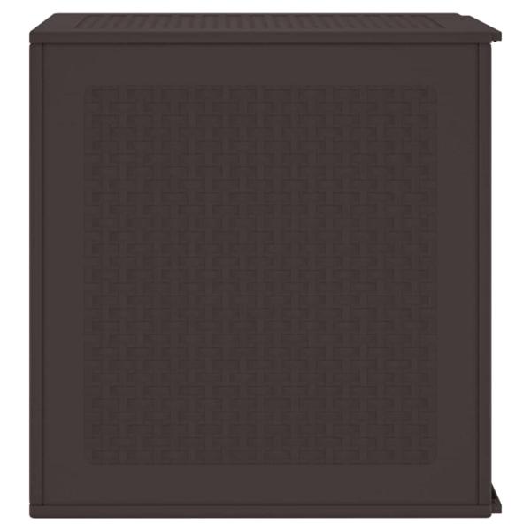 Gartenlagerbox Braun 55x53x57 cm PP
