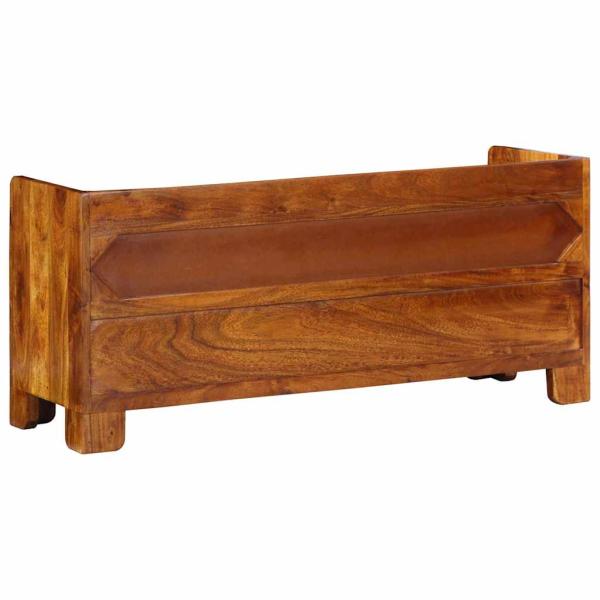 Schuhbank 100x35x45 cm aus massivem Akazienholz
