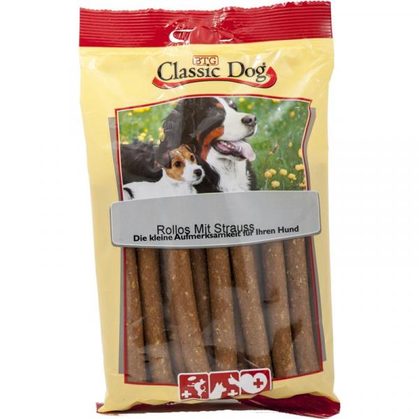 ARDEBO.de Classic Dog Snack Rollos Strauß 20 St.