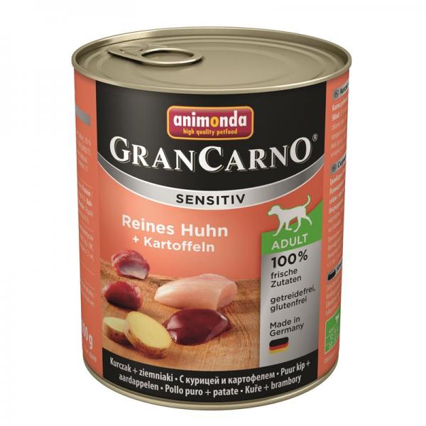 ARDEBO.de Animonda Dog GranCarno Adult Sensitive Huhn & Kartoffeln 800g