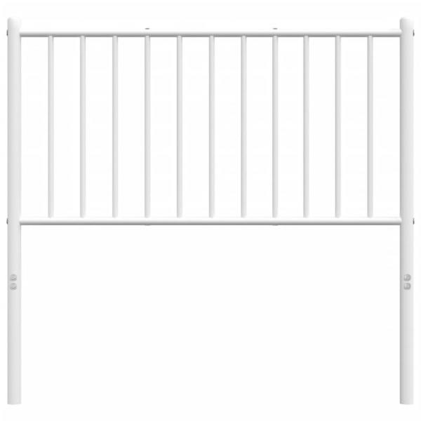 Kopfteil Metall Weiß 90 cm