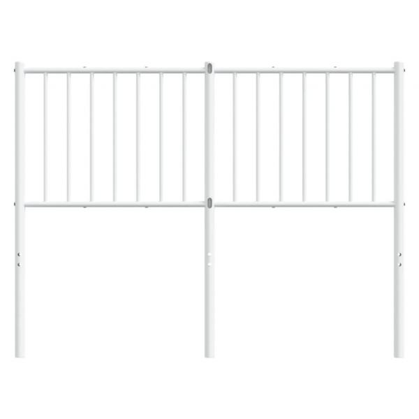 Kopfteil Metall Weiß 120 cm