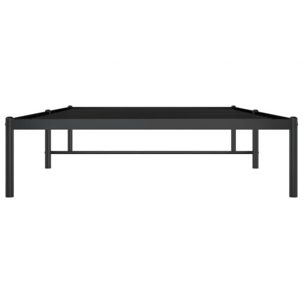 Bettgestell Metall Schwarz 107x203 cm
