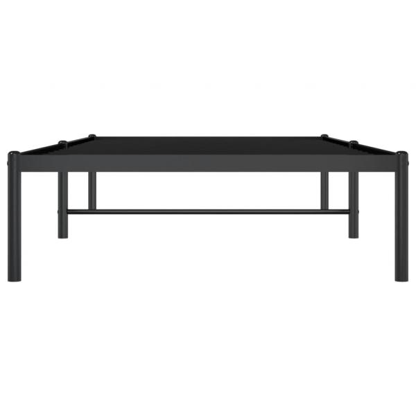 Bettgestell Metall Schwarz 90x190 cm