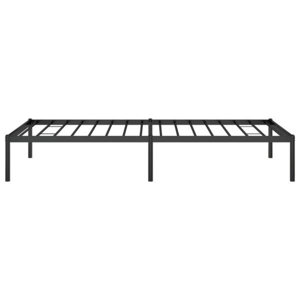 Bettgestell Metall Schwarz 90x190 cm
