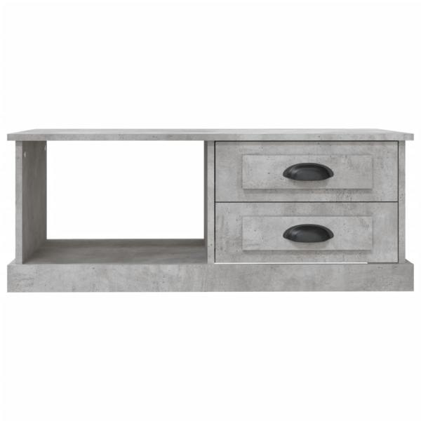 Couchtisch Betongrau 90x50x35 cm Holzwerkstoff