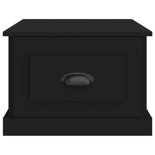 Couchtisch Schwarz 50x50x35 cm Holzwerkstoff