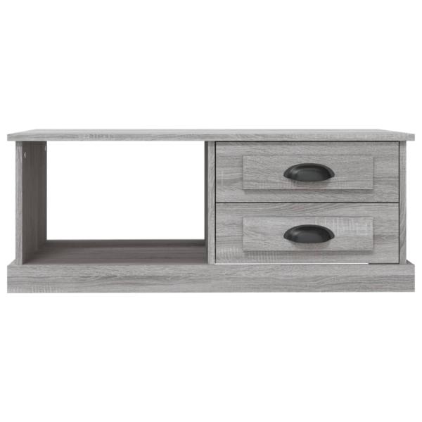 Couchtisch Grau Sonoma 90x50x35 cm Holzwerkstoff
