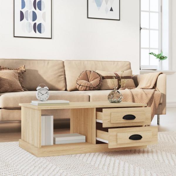 Couchtisch Sonoma-Eiche 90x50x35 cm Holzwerkstoff