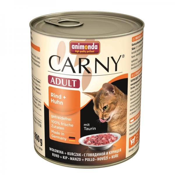 ARDEBO.de Animonda Cat Carny Adult Rind & Huhn 800g