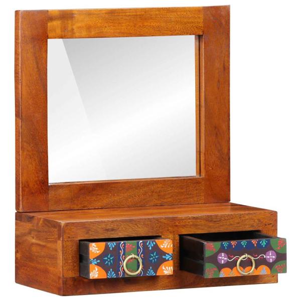 Wandschrank 40x20x50 cm Massivholz Akazie