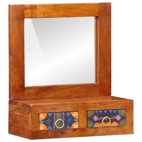 Wandschrank 40x20x50 cm Massivholz Akazie