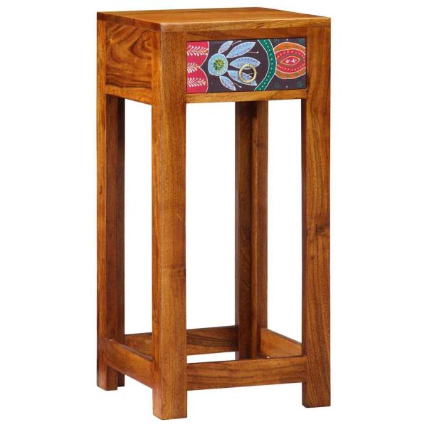 Telefonständer 35x35x75 cm aus massivem Akazienholz