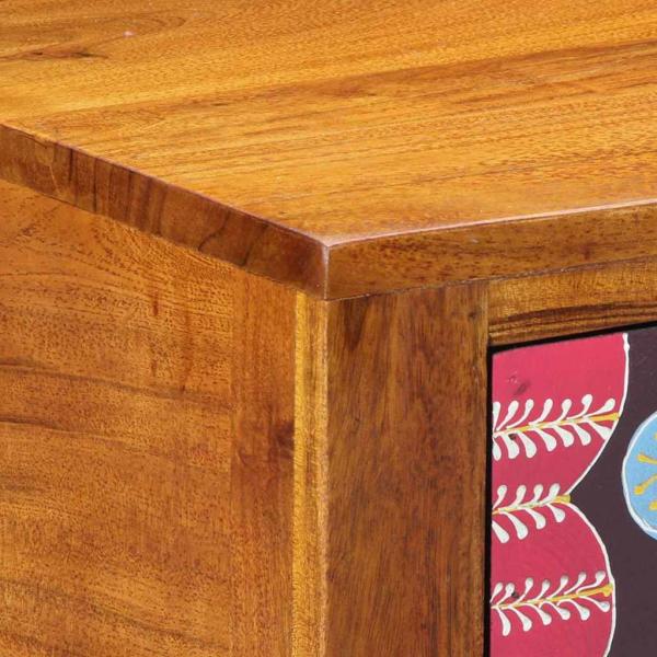 Telefonständer 35x35x75 cm aus massivem Akazienholz