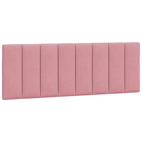 Bett mit Matratze Rosa 120x200 cm Samt