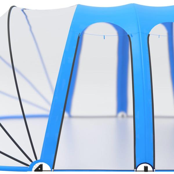 Pool-Kuppel Oval 620x410x210 cm