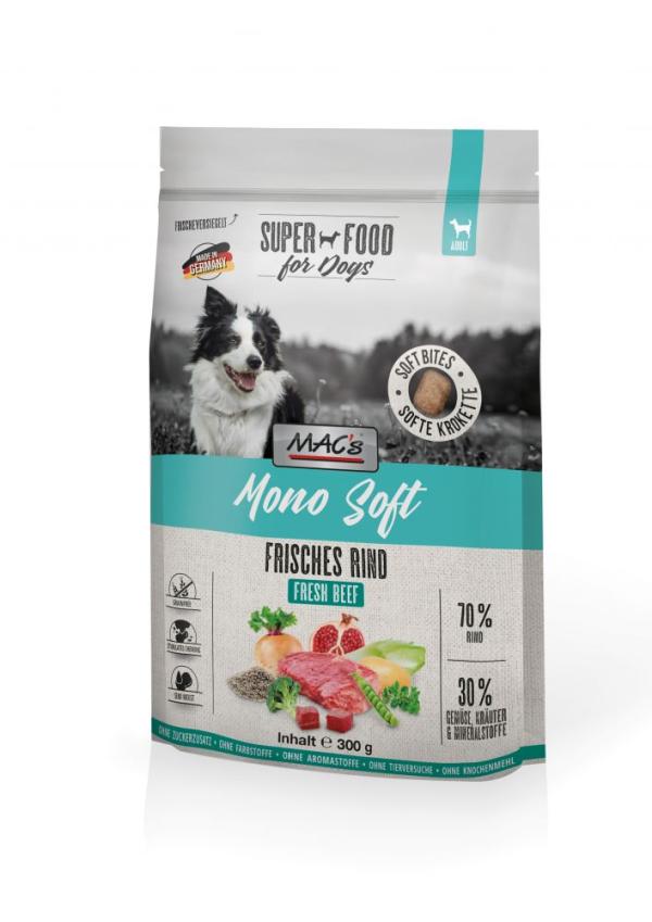 ARDEBO.de MACs Dog Mono Soft Frisches Rind 300g