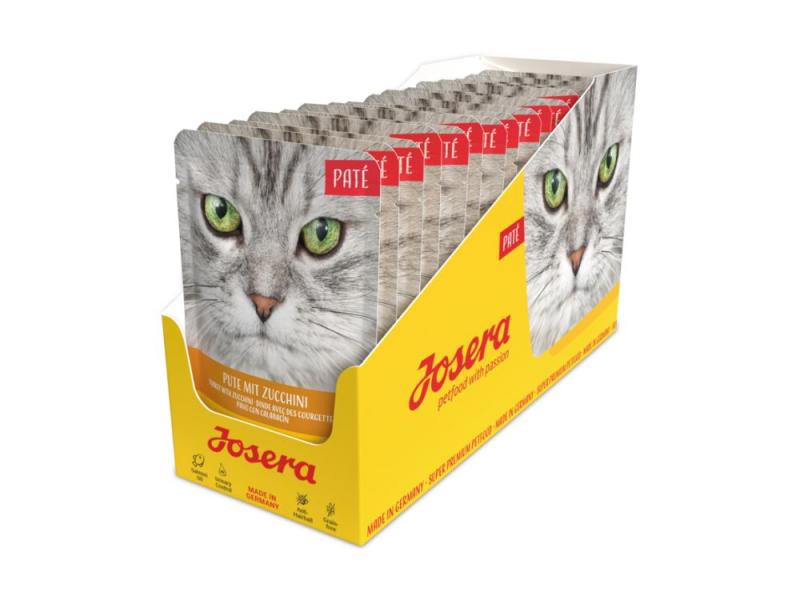 ARDEBO.de Josera Cat Paté Pute mit Zucchini 85 g
