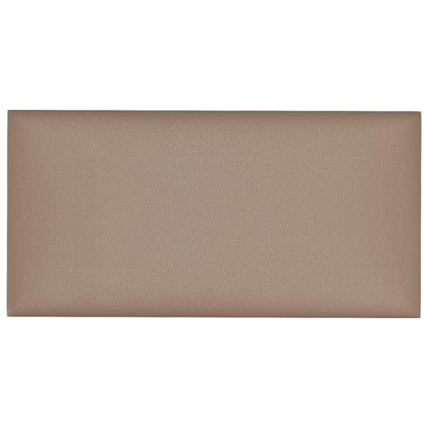 Wandpaneele 12 Stk. Cappuccino-Braun 60x30cm Kunstleder 2,16 m²