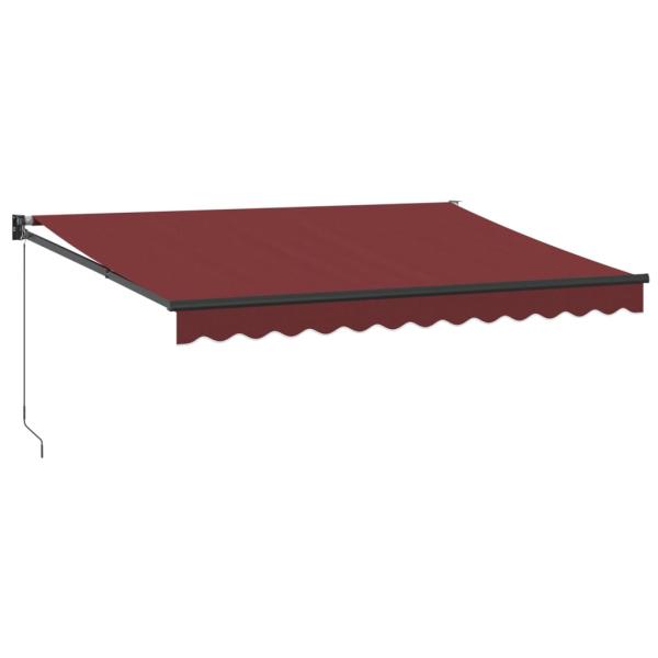 Markise Manuell Weinrot 350x250 cm